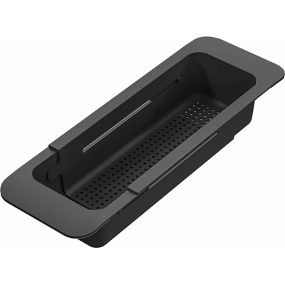 Sinks cedník teleskopický - plast černý