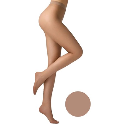 Omsa Extra jemné punčochové kalhoty SUN LIGHT 8 DEN beige natural Tělová