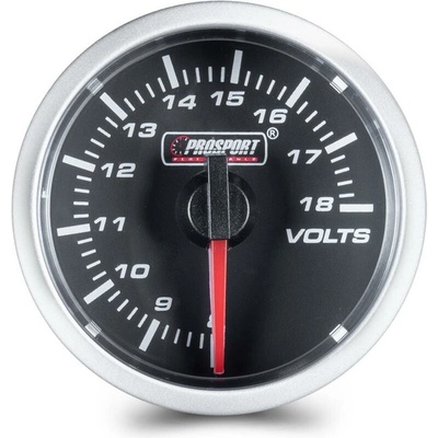 Prosport Performance Prídavný budík radu Clear Lens, meraná hodnota voltmeter