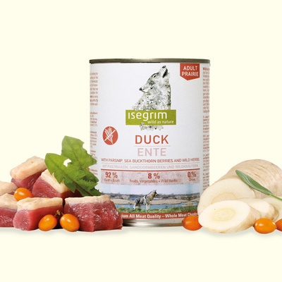 Isegrim Dog Adult Duck with Parsnip Sea Buckthorn & Wild Herbs 800 g