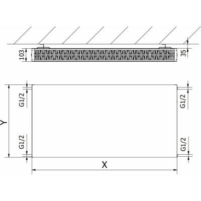 Mexen Flat CF22 W422F-050-120-70 500 mm x 1200 mm čierny