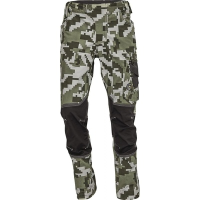 Cerva Maskáčové montérky Neurum Camouflage tmavá olivová