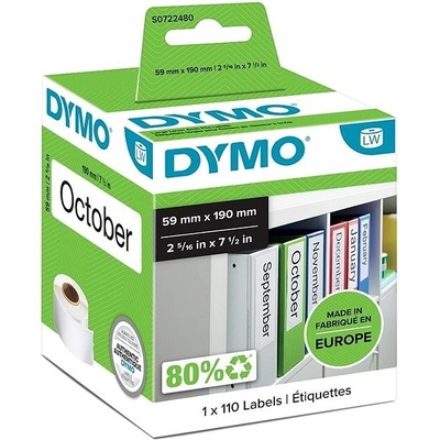 Dymo LabelWriter štítky 190 × 59 mm, 110 ks