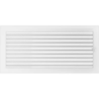Kratki Mriežka 220 x 450 mm biela s klapkou