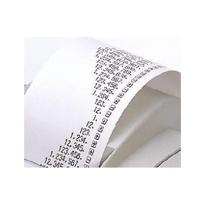 Papierová páska 57x50x17mm,55g papier (27m) termo