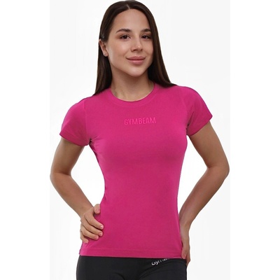 GymBeam Dámske tričko FIT Magenta