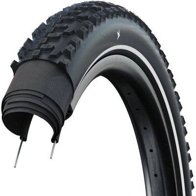 SCHWALBE SCHWALBE Motion Smart Sam Cargo Super Defense drôt ADDIX E Black+Reflex 20x2.35