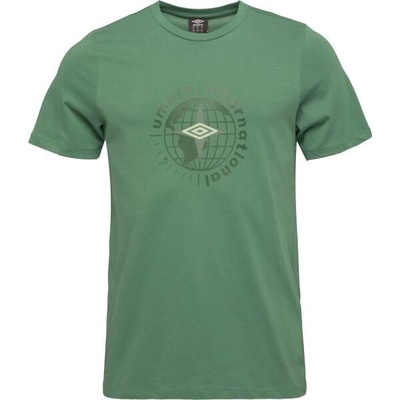 Umbro GLOBE GRAPHIC TEE pánské triko zelená