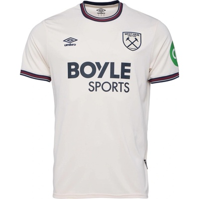 Umbro West Ham away SS SHIRT biela tmavo modrá mix