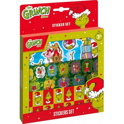 Grinch set samolepek