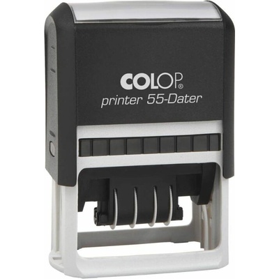 COLOP strojek razítka Printer 55 Dater D03 kryt černý / polštářek černý