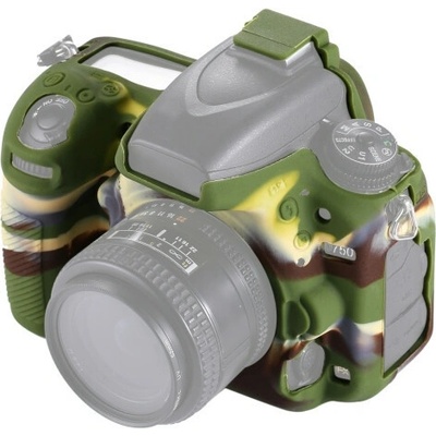 PULUZ silikónové puzdro pre Nikon D750 kamufláž