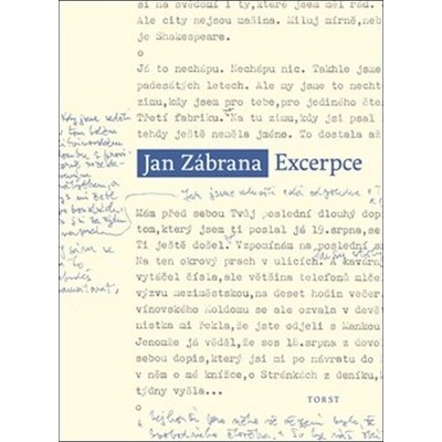 Excerpce - Jan Zábrana – Hledejceny.cz