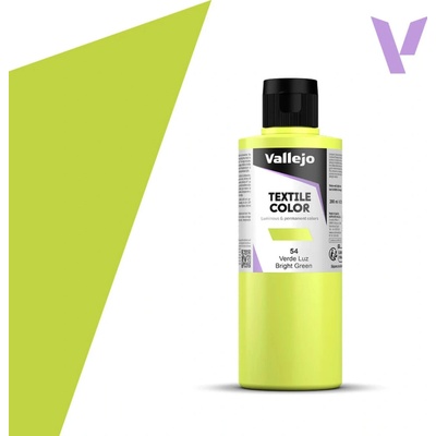 Vallejo Textile Color 41054 bright green 200 ml