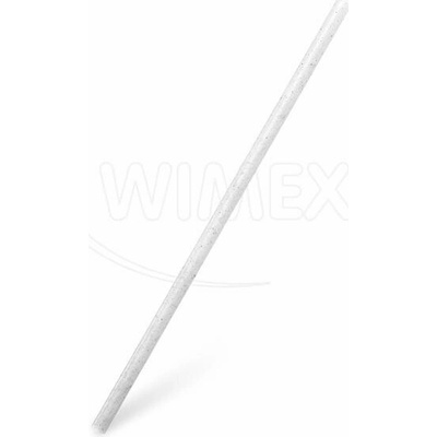 JUMBO Slámka bio-kompozit opakovaně použitelná bílá 8 mm x 25 cm 100 ks