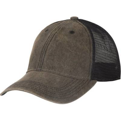 TRUCKER síťovaná DIRTY WASHED ČERNÁ