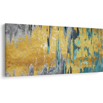 Obraz - Zlatý design, jednodielne 200x100 cm