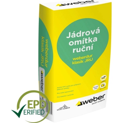Weberdur klasik JRU - jádrová omítka - 25 kg balení 25 kg 1 ks
