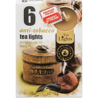 Admit Tea Lights Anti-Tobacco 6 ks