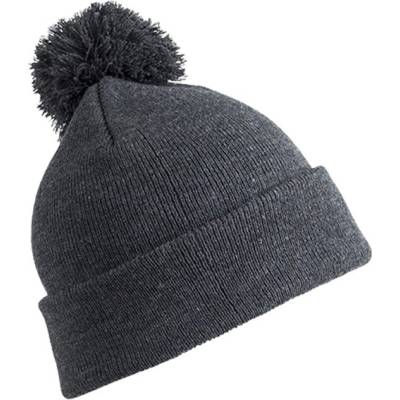 Junior Pom Pom Beanie sivá RC028J15