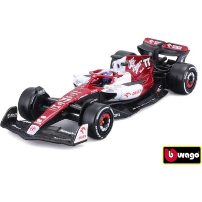 Bburago Formula F1 Alfa Romeo Orlen C42 2022 nr.77 Valtteri Botas with driver and 1:43