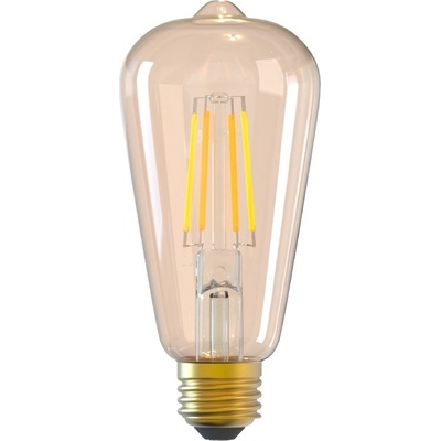 Tellur WiFi Smart Žiarovka Filament E27, 6 W, jantarová, teplá biela, TLL331191