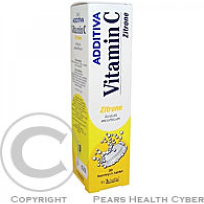 ADDITIVA VITAMIN C ZITRONE POR 1000MG TBL EFF 20 – Hledejceny.cz