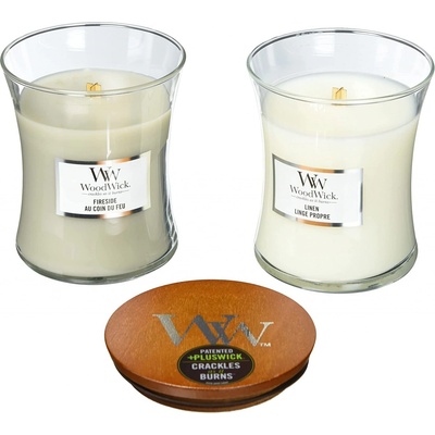 WoodWick Sada Fireside & Linen 2 x 275 g