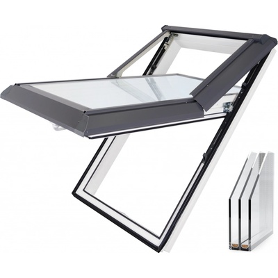 Skylight SUPRO Bílá/Šedá 78 x 118 cm – Hledejceny.cz