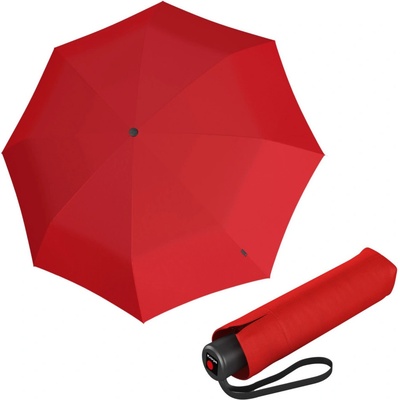 Knirps A.050 MEDIUM RED - elegantní dámský skládací deštník