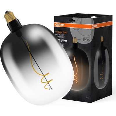 OSRAM LED Vintage 1906 Big Oval E27 4,5W 818 Žiarovka dymová 4058075836181