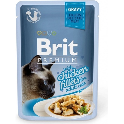 Brit Premium Cat Delicate Fillets in Gravy Chicken 85 g