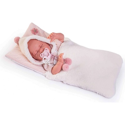 Antonio Juan 33340 LUNA spící realistická miminko s měkkým látkovým tělem 42 cm