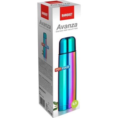 Banguet Termoska nerezová AVANZA 500 ml duhová matná