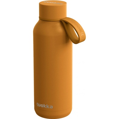 Quokka Nerezová termoláhev s poutkem Solid 510 ml mustard