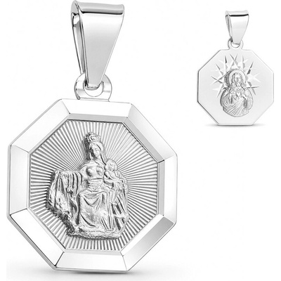 Argento Strieborný prívesok Škapuliar 86063