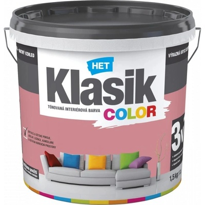 Het Klasik Color - KC 808 červený cihlový 7+1 kg