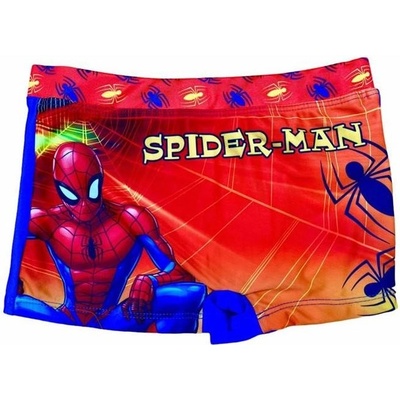 Sun City Chlapecké plavky Spiderman boxerky červenomodré