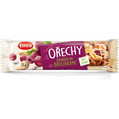 Emco Tyčinka s ořechy 35 g – Hledejceny.cz