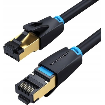 Vention IKABL RJ45 Ethernet 40Gbps CAT8 SFTP 10m černý