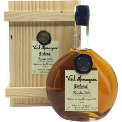 Armagnac Delord Millésimés ročník 2006 40% 0,7 l (kazeta)