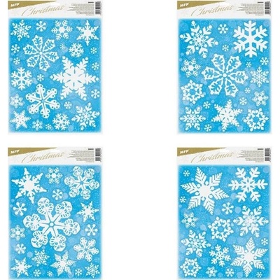 MFP Paper 8886001 okenní fólie vánoce glitr VA021 30x42cm