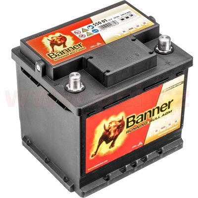 Banner Running Bull AGM 12V 50A 540A 550 01