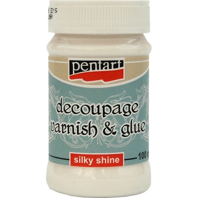 Pentart Lepidlo a lak na decoupage 100 ml HEDVÁBNÝ LESK – Hledejceny.cz