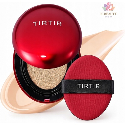 Tirtir Mask Fit Red Cushion 24N Latte Dlhotrvajúci make-up na tvár v hubke 18 g