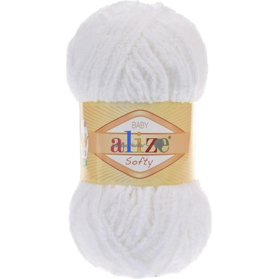 Alize Softy bílá 55