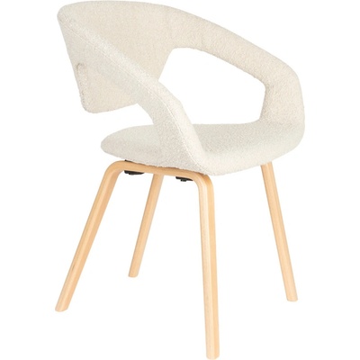 Zuiver Flexback Bílé bouclé