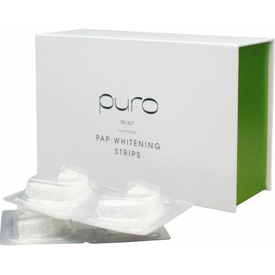 PURO Whitening strips 15% PAP sada pro domácí bělení Mint 5 x 2