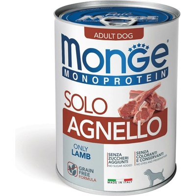 Monge Dog Monoprotein Adult paté jahňacie 400 g