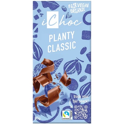 IChoc classic vegan čokoláda BIO 80 g